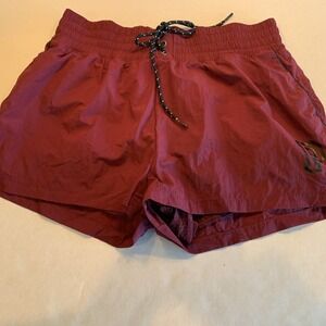 Victoria Secret PINK Shorts NWT Burgundy Pull On Small High Waist Lined Women